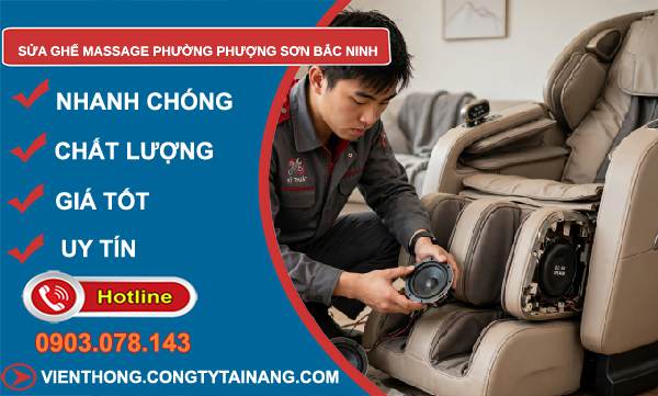 sửa ghế massage phường Phượng Sơn Bắc Ninh
