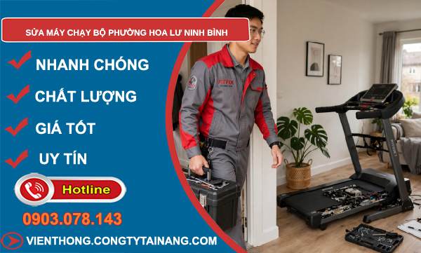 sửa máy chạy bộ Hoa Lư