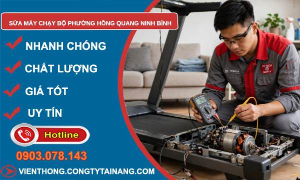 sửa máy chạy bộ Hồng Quang