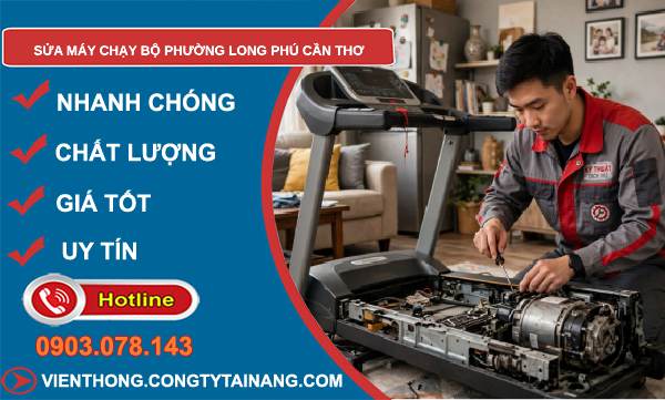 sửa máy chạy bộ Long Phú