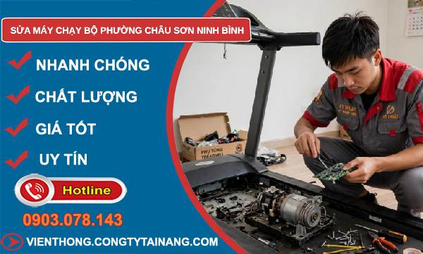 sửa máy chạy bộ phường Châu Sơn Ninh Bình