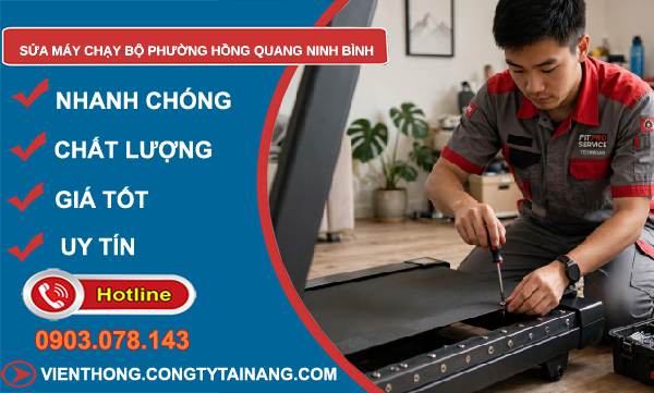 sửa máy chạy bộ phường Hồng Quang Ninh Bình