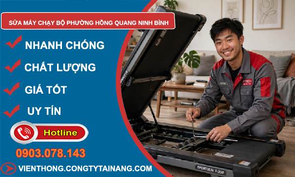 sửa máy chạy bộ phường Hồng Quang
