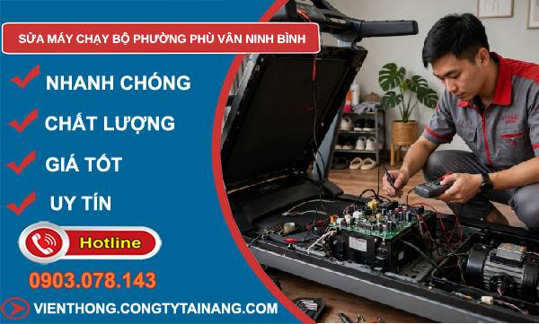 sửa máy chạy bộ phường Phù Vân Ninh Bình