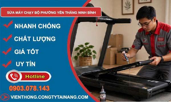 sửa máy chạy bộ phường Yên Thắng Ninh Bình