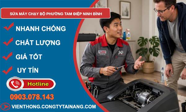 sửa máy chạy bộ Tam Điệp