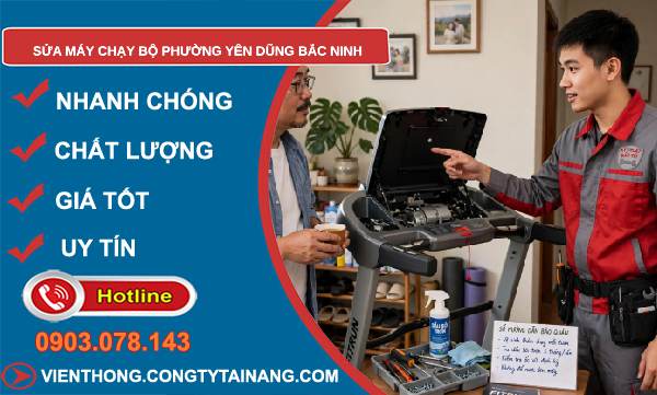sửa máy chạy bộ Yên Dũng