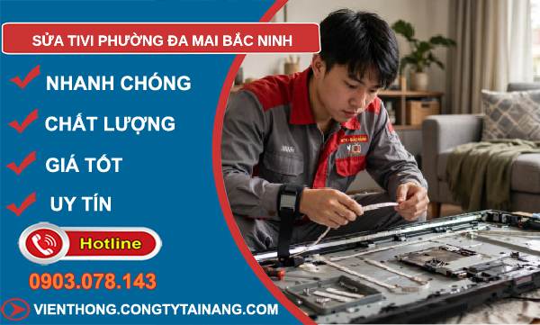 sửa tivi Đa Mai