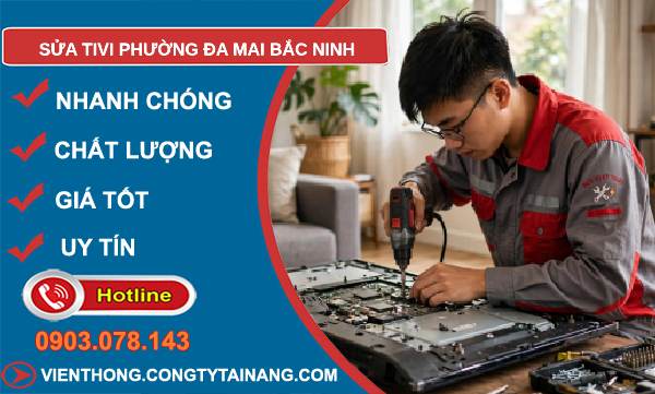 sửa tivi phường Đa Mai