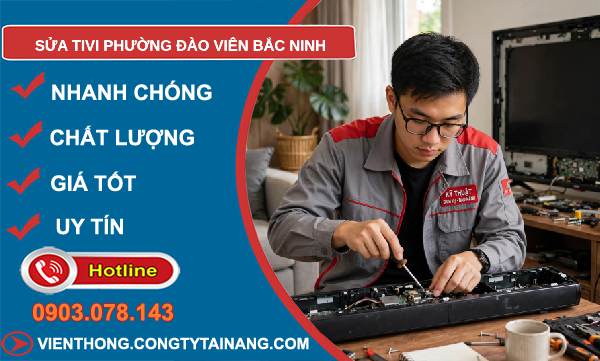 sửa tivi phường Đào Viên