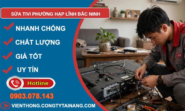 sửa tivi phường Hạp Lĩnh Bắc Ninh