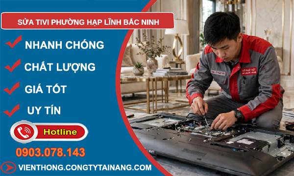sửa tivi phường Hạp Lĩnh