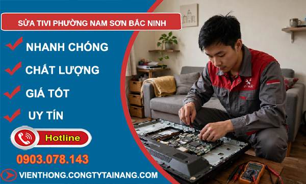 sửa tivi phường Nam Sơn Bắc Ninh