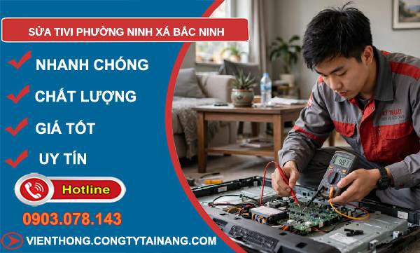 sửa tivi phường Ninh Xá Bắc Ninh