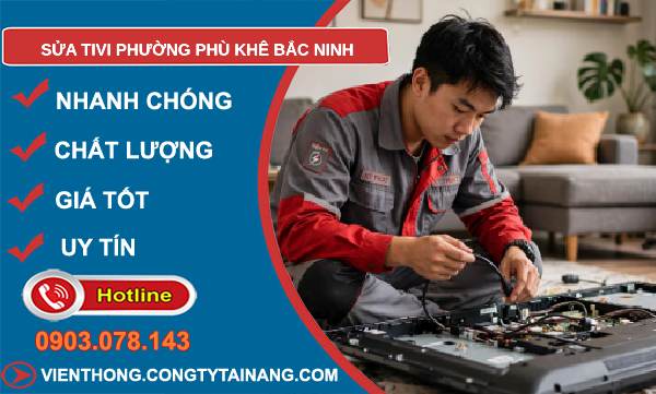 sửa tivi phường Phù Khê