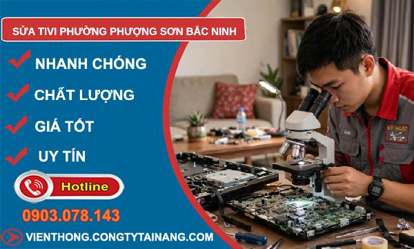 sửa tivi phường Phượng Sơn