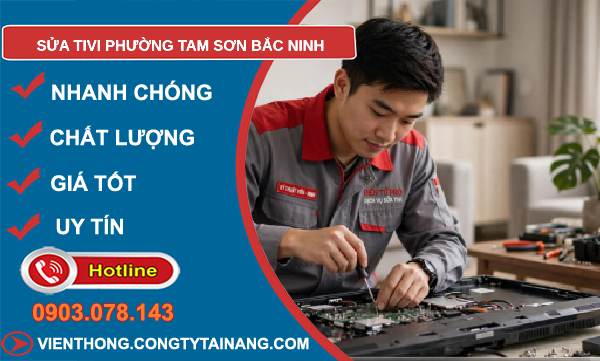sửa tivi phường Tam Sơn Bắc Ninh