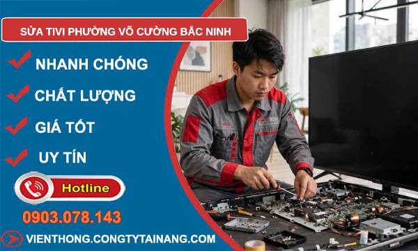 sửa tivi phường Võ Cường