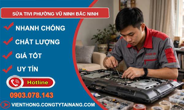sửa tivi phường Vũ Ninh