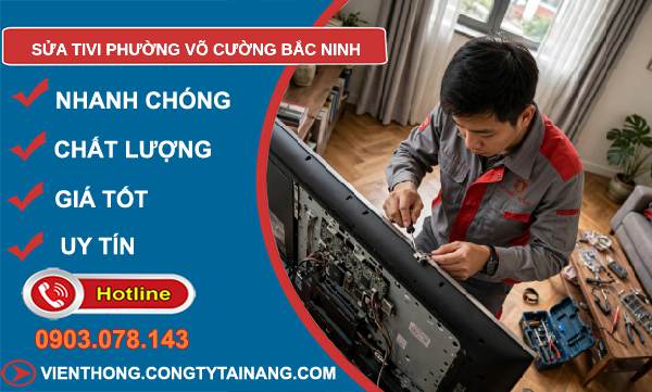 sửa tivi phường Võ Cường