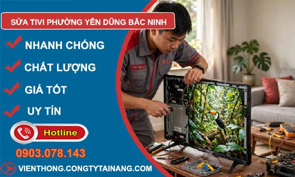sửa tivi Yên Dũng