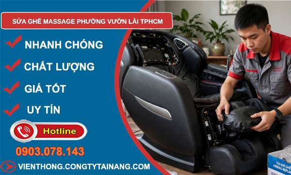 sửa ghế massage phường Vườn Lài TPHCM