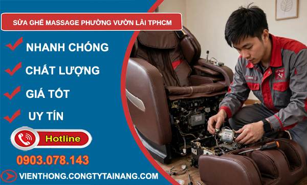 sửa ghế massage Vườn Lài