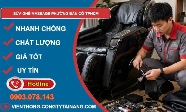 sửa ghế massage Bàn Cờ