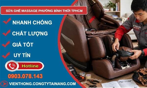 sửa ghế massage Bình Thới