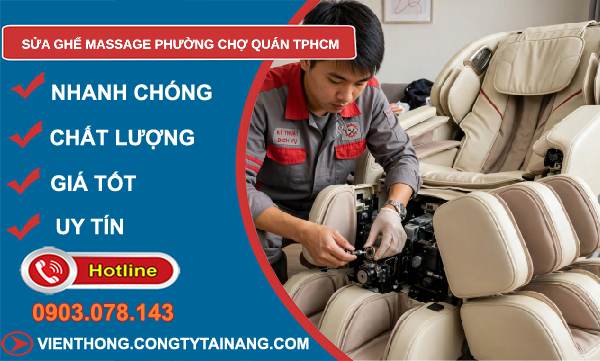 sửa ghế massage Chợ Quán