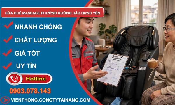 sửa ghế massage Đường Hào