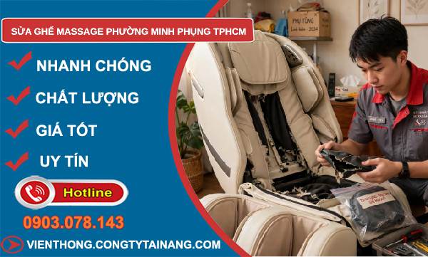 sửa ghế massage Minh Phụng