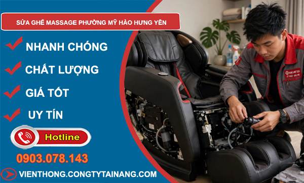 sửa ghế massage Mỹ Hào