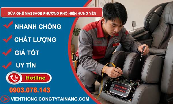 sửa ghế massage Phố Hiến