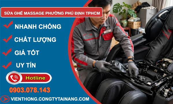 sửa ghế massage Phú Định