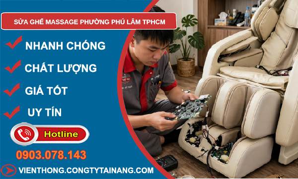 sửa ghế massage Phú Lâm