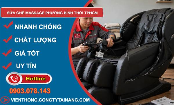 sửa ghế massage phường Bình Thới