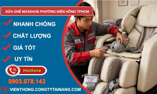 sửa ghế massage phường Diên Hồng
