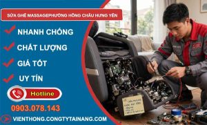 sửa ghế massage phường Hồng Châu