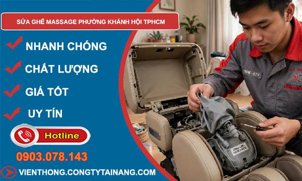 sửa ghế massage phường Khánh Hội