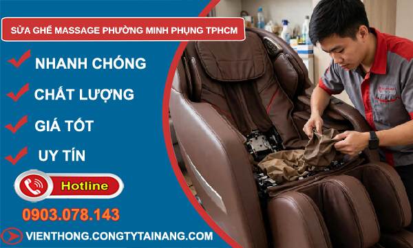 sửa ghế massage phường Minh Phụng TPHCM