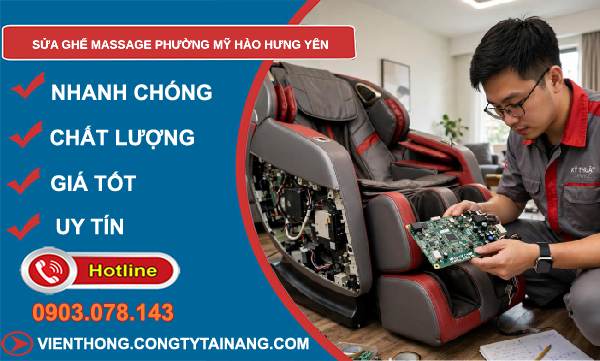 sửa ghế massage phường Mỹ Hào Hưng Yên