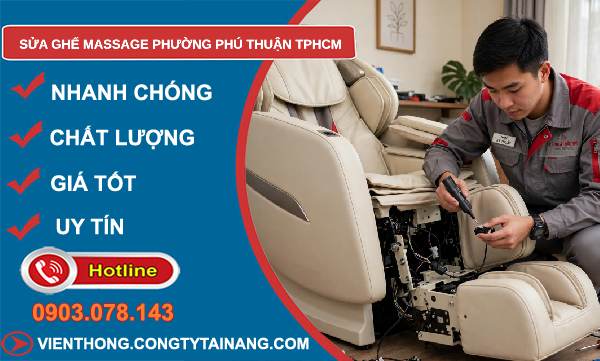 sửa ghế massage phường Phú Thuận TPHCM