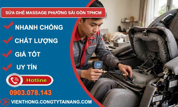 sửa ghế massage phường Sài Gòn