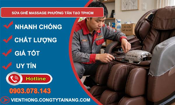 sửa ghế massage phường Tân Tạo TPHCM