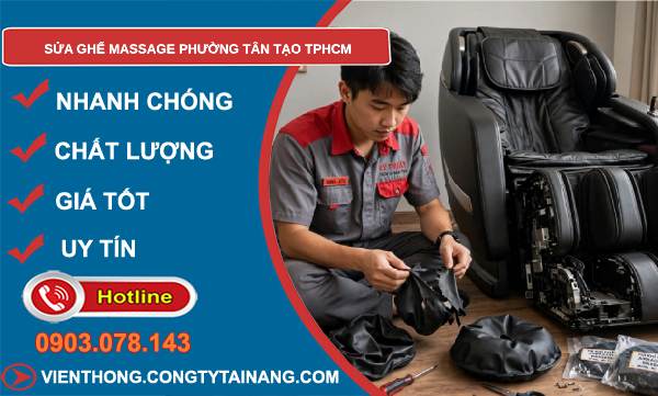 sửa ghế massage phường Tân Tạo