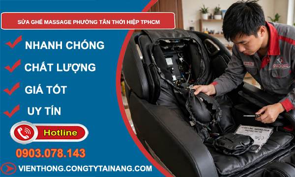 sửa ghế massage phường Tân Thới Hiệp
