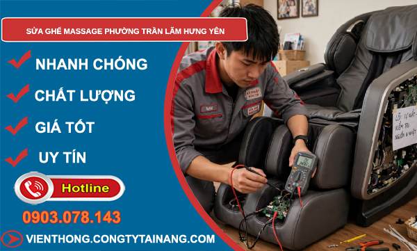 sửa ghế massage phường Trần Lãm