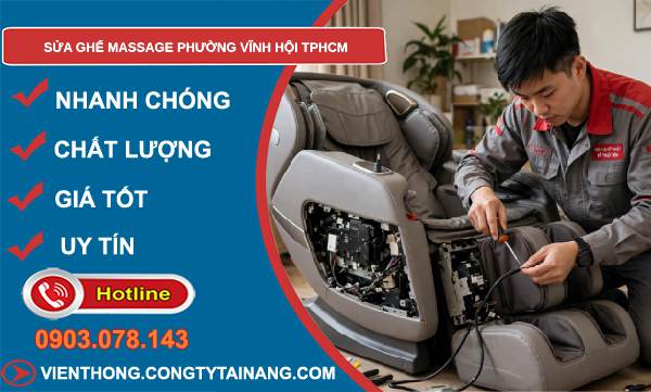 sửa ghế massage phường Vĩnh Hội