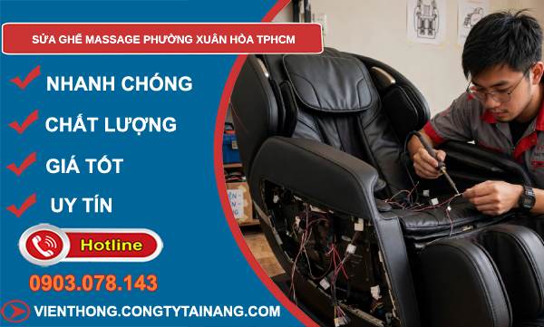 sửa ghế massage phường Xuân Hòa